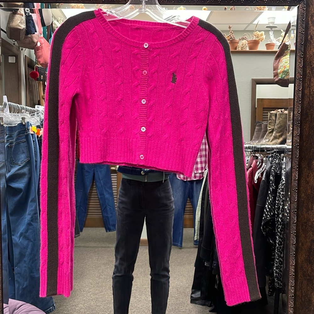 Vintage juicy couture cashmere sweater cropped sz XS